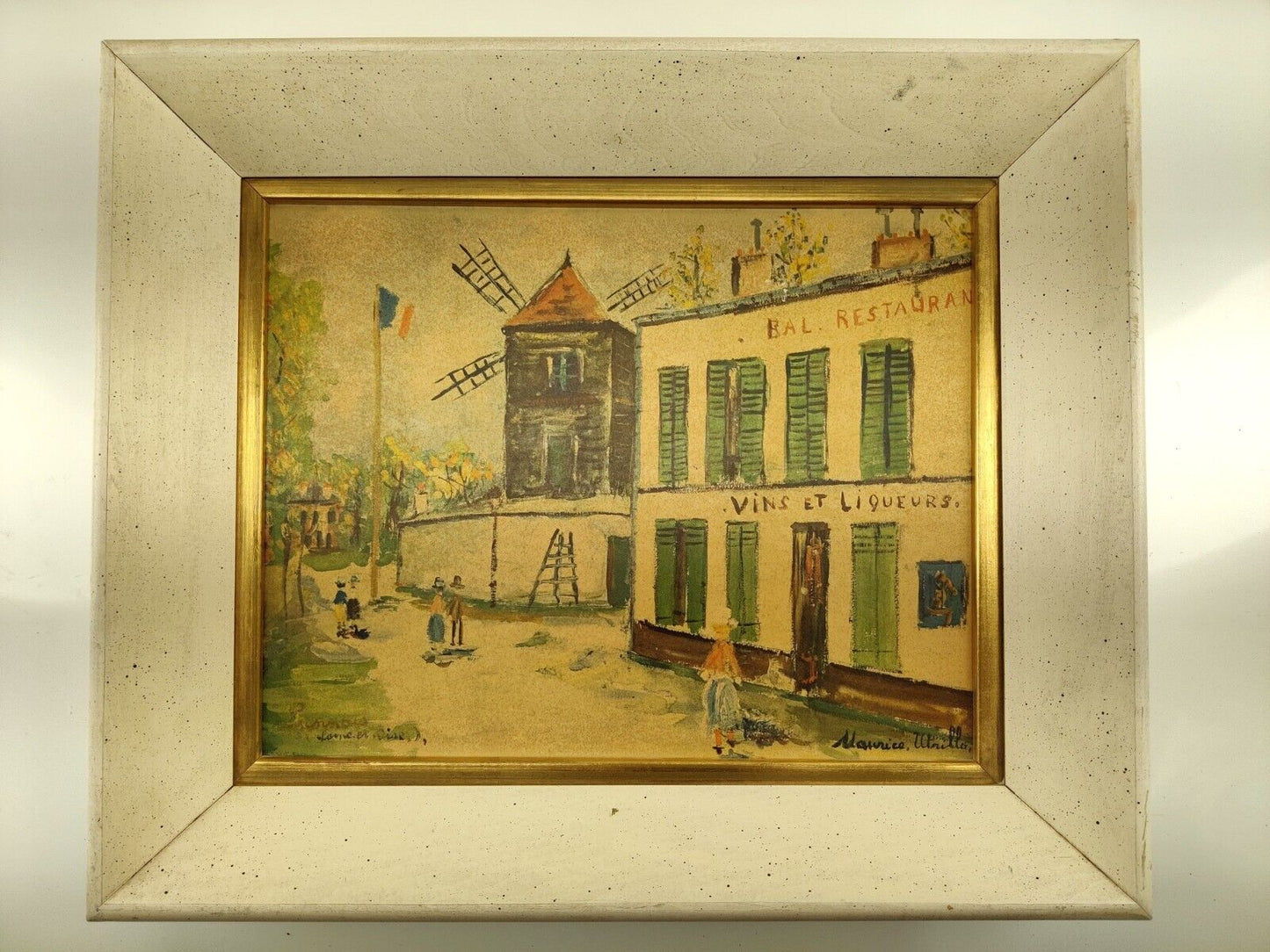 Maurice Utrillo Vintage Art Prints On Board Printed by New York Graphic Society