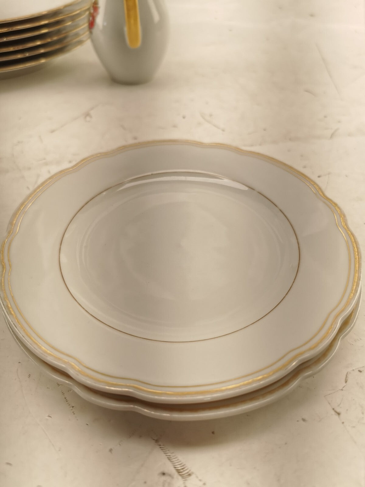 Bavaria Germany Plates & Creamer.