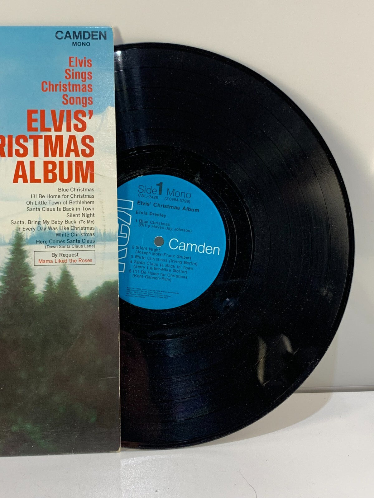 Elvis Presley Elvis' Christmas Album Mono CAL-2428 1970 Holiday Vinyl Record