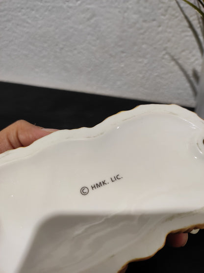 Hallmark Donkey Cow Nativity Ceramic Figurines