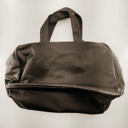 Diesel Only the Brave Black Polyurethane Gym Bag