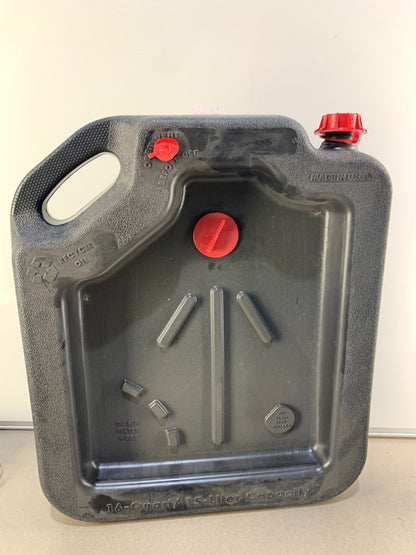 Oil Change Drain Container 16 Quart Large Pan Leakproof Recycling Motor Oil