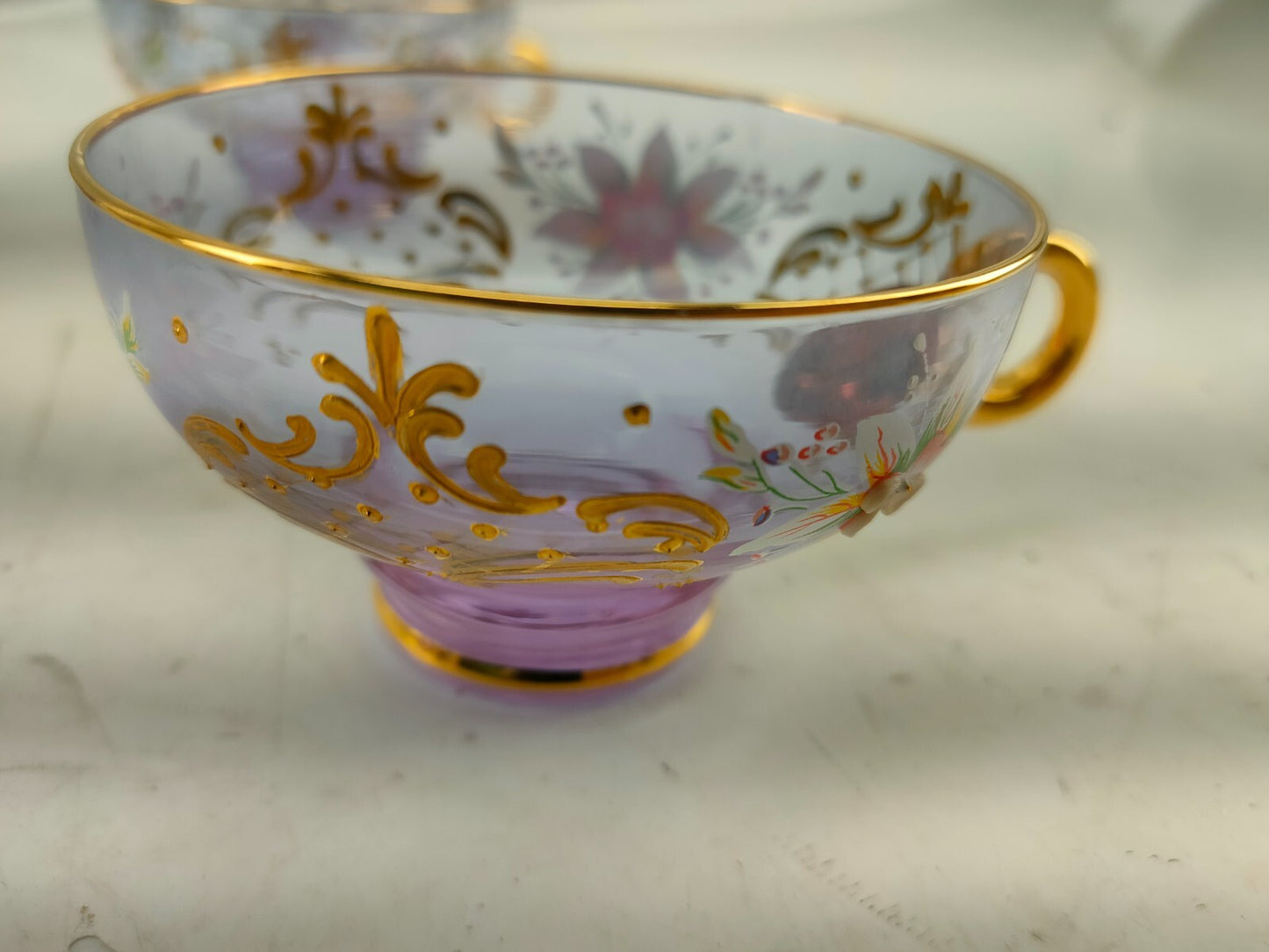 Vintage set of 5 Coffee Tea cup