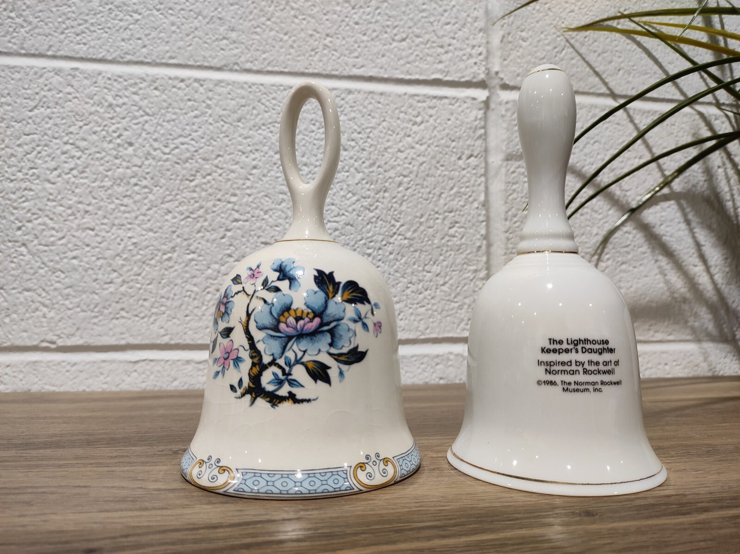Vintage Sadler Porcelain Bell & Lighthouse Keeper's Daughter CERAMIC BELL
