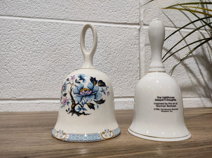 Vintage Sadler Porcelain Bell & Lighthouse Keeper's Daughter CERAMIC BELL