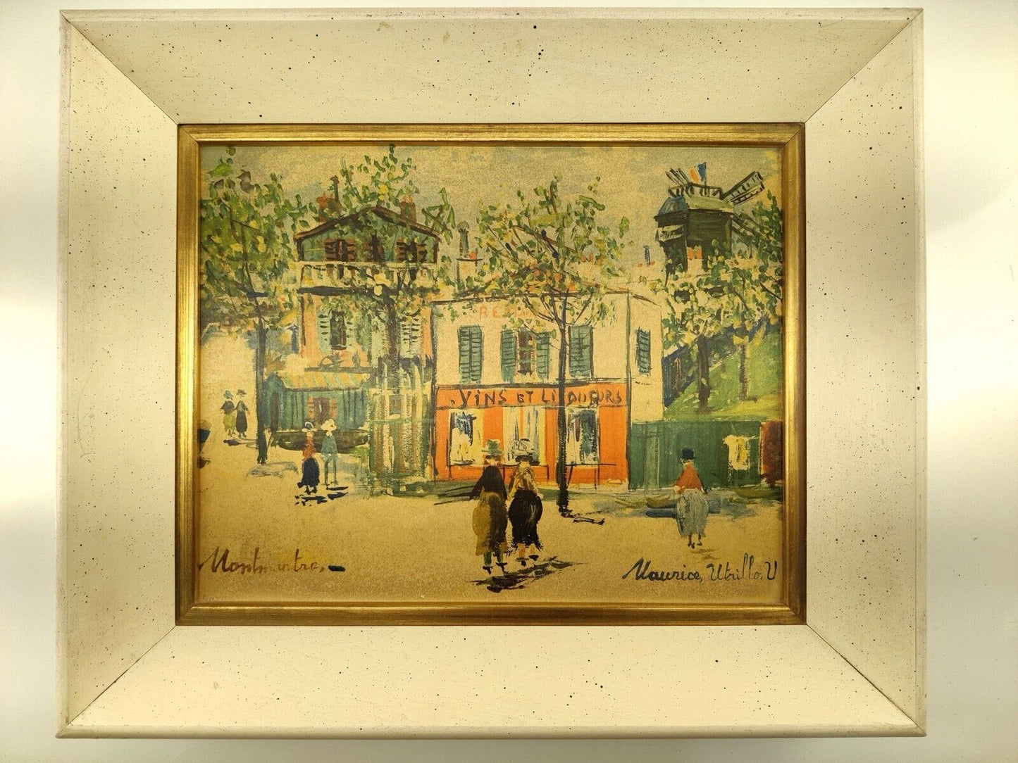 Maurice Utrillo Vintage Art Prints On Board Printed by New York Graphic Society