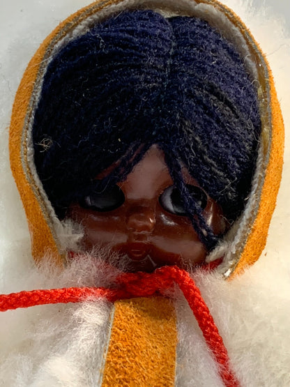 Vintage Alaska Doll Eskimo Girl Fur Parka