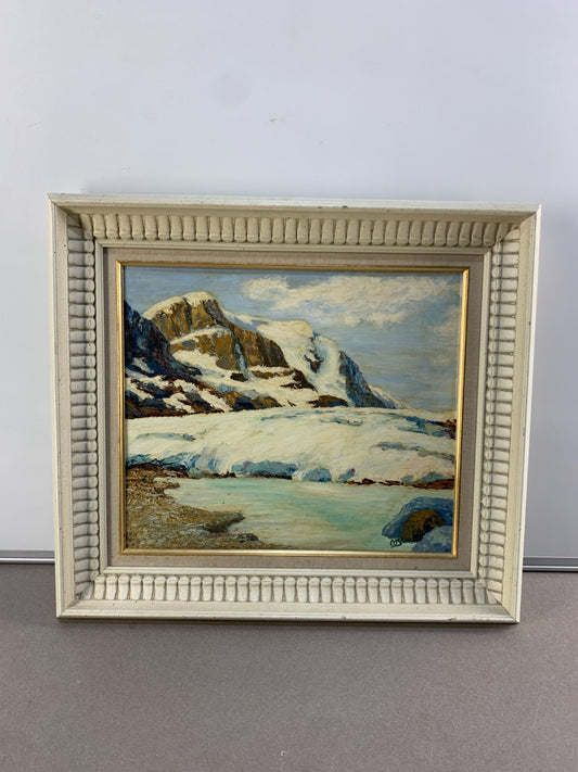 Beautiful Mountain oil painting By MS