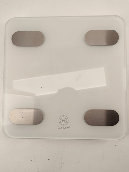 GAIAM Wireless Smart Weight Scale 6mm Tempered Glass