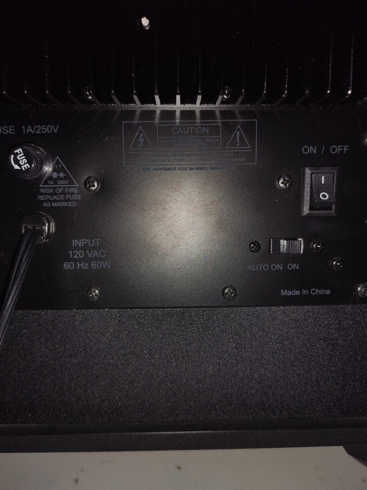 Monoprice Home Theater Satellite Speakers Model MSYS-P5.1 - Woofer Only
