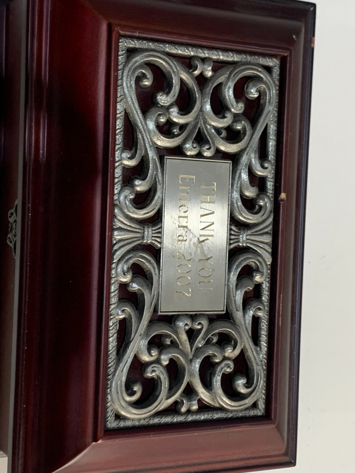 Vintage Two-Level Jewelry Box - Mirror Jewelry Box