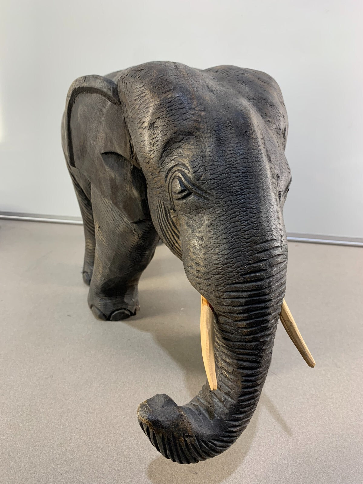 Beautiful Elephant Wood Handcarved Home Decor