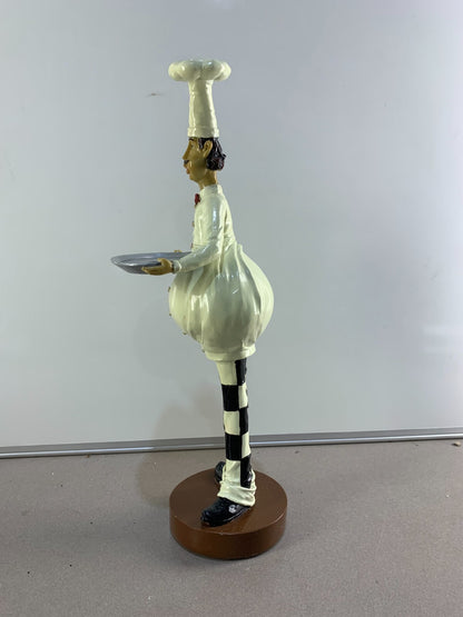 Chef figurine With a Tray