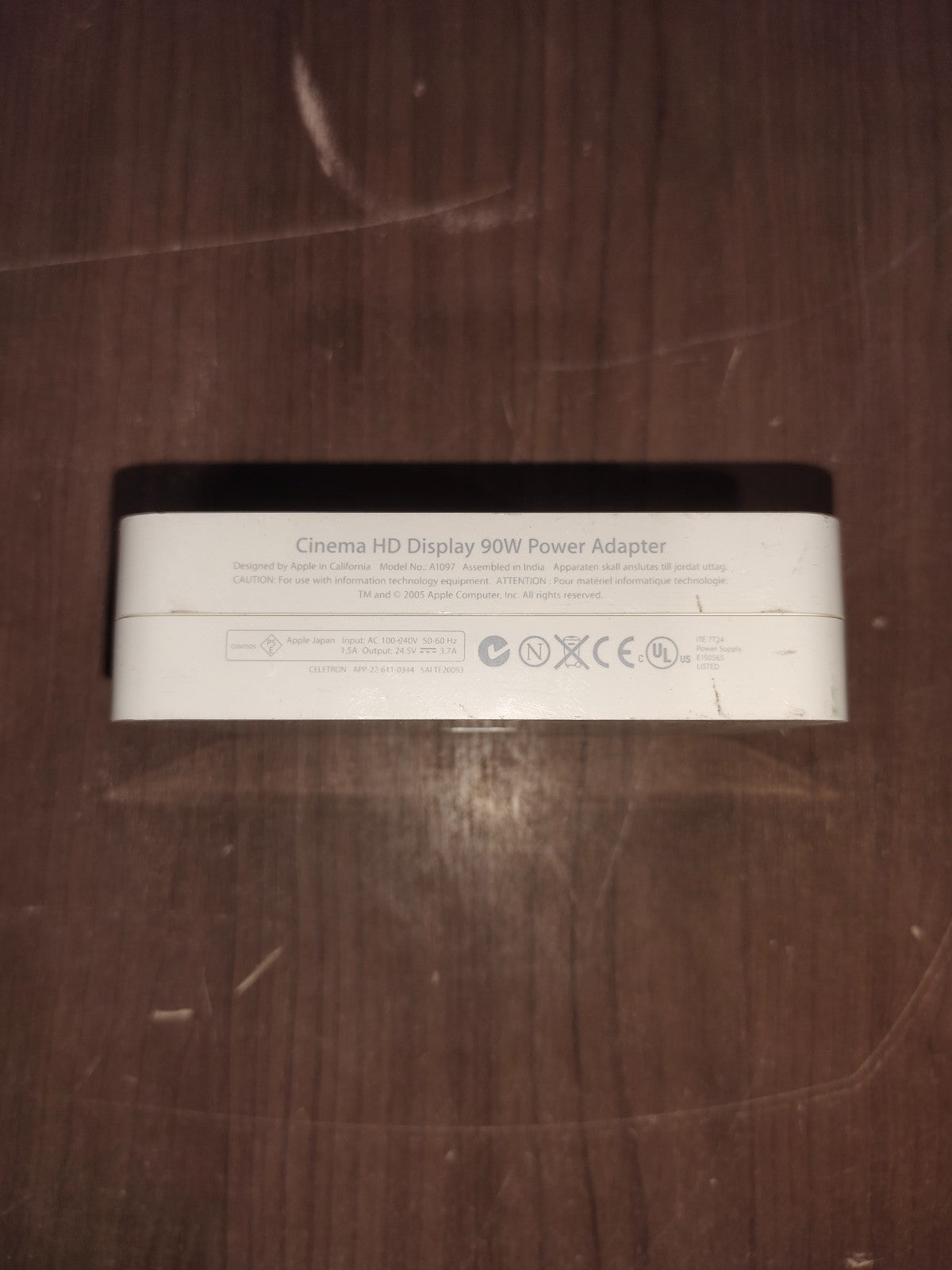 Genuine Apple A1082 23" HD Cinema Display 90W Adapter Power Supply A1097 OEM