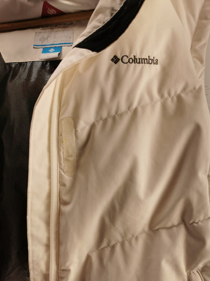 Columbia white Omni Shield Jacket