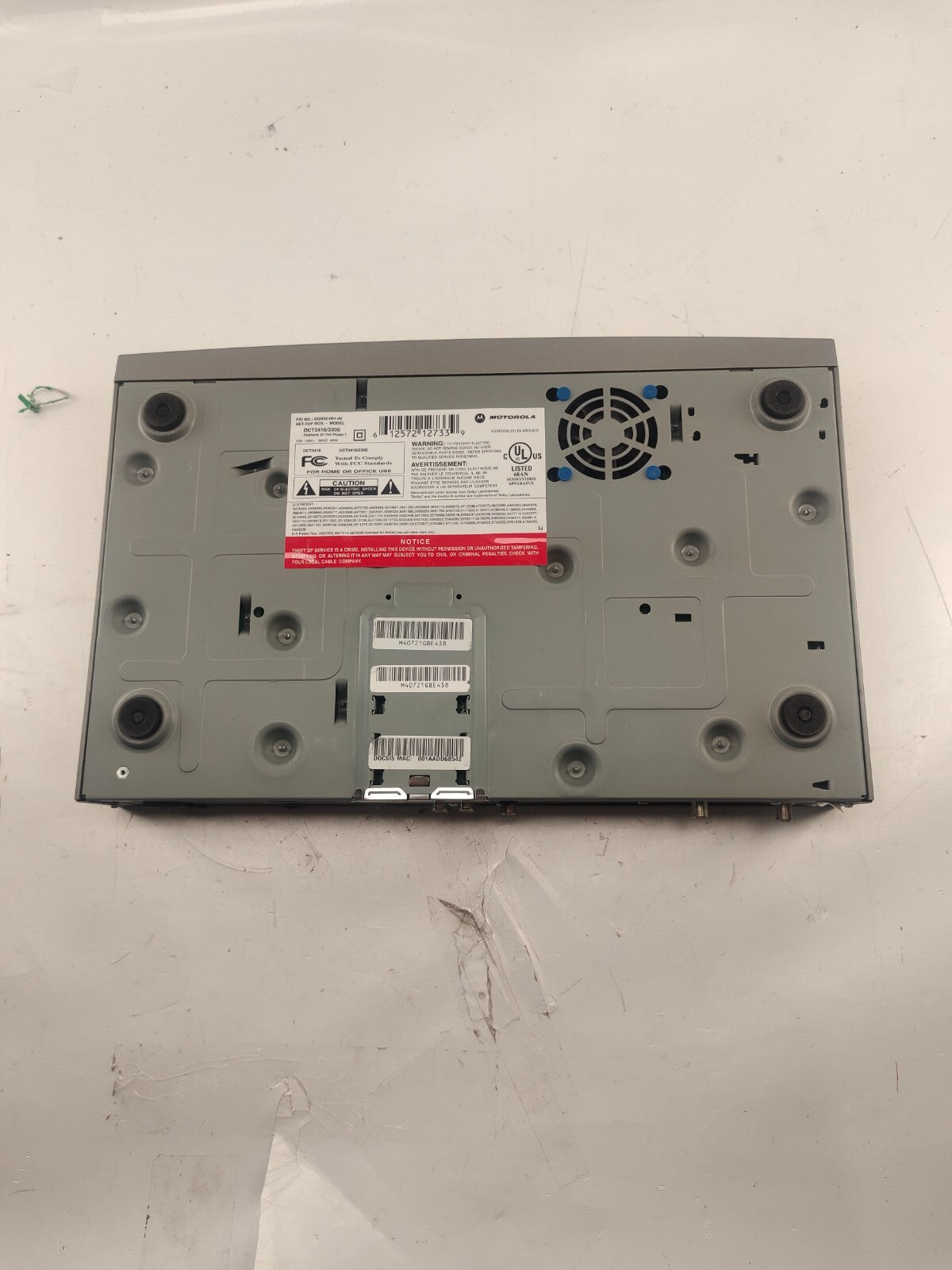 Motorola CATV Silver Converter DCT3416