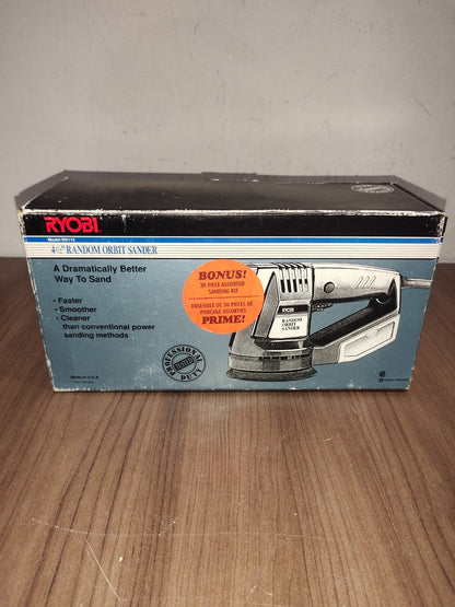 Ryobi RS-115 4" Random Orbital Sander 11,000 RPM
