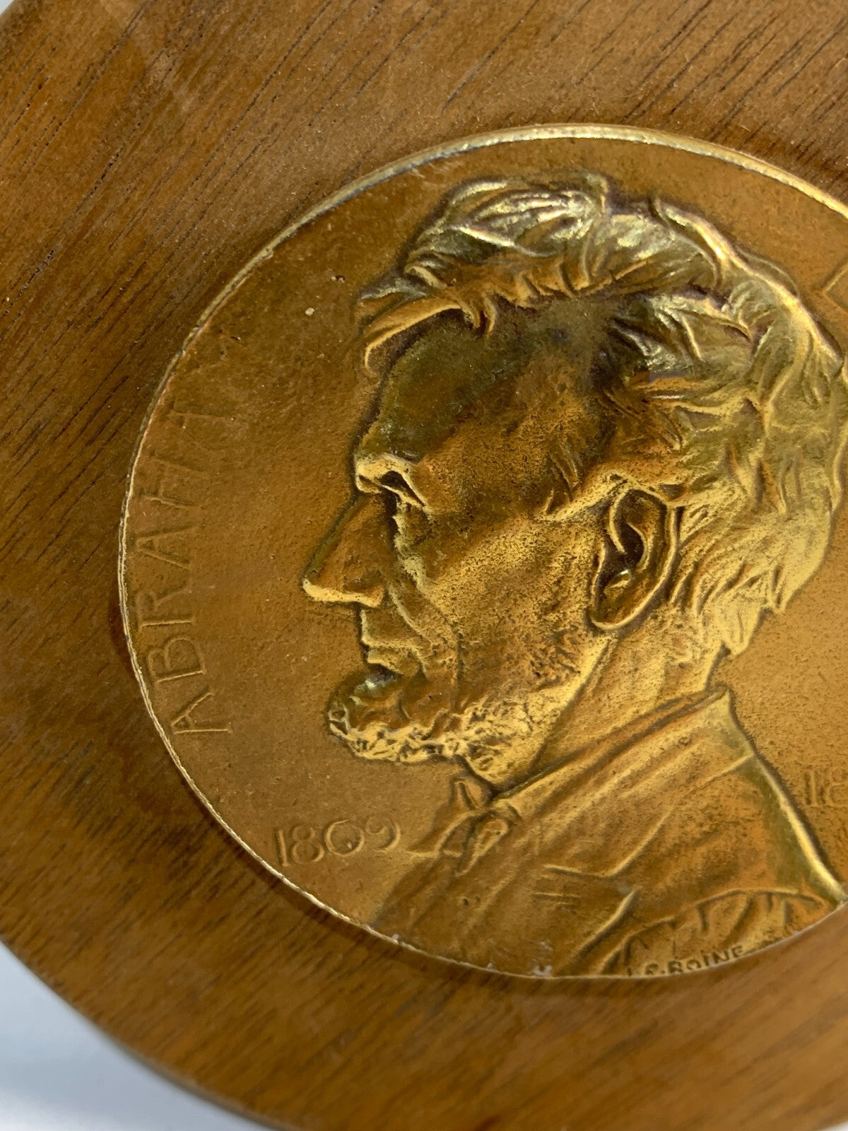 Abraham Lincoln Bronze Medal or Paperweight