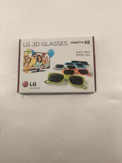 LG NEW Lot 5x Cinema 3D Glasses AG-F215 Party Pack Family Bundle Multicolor