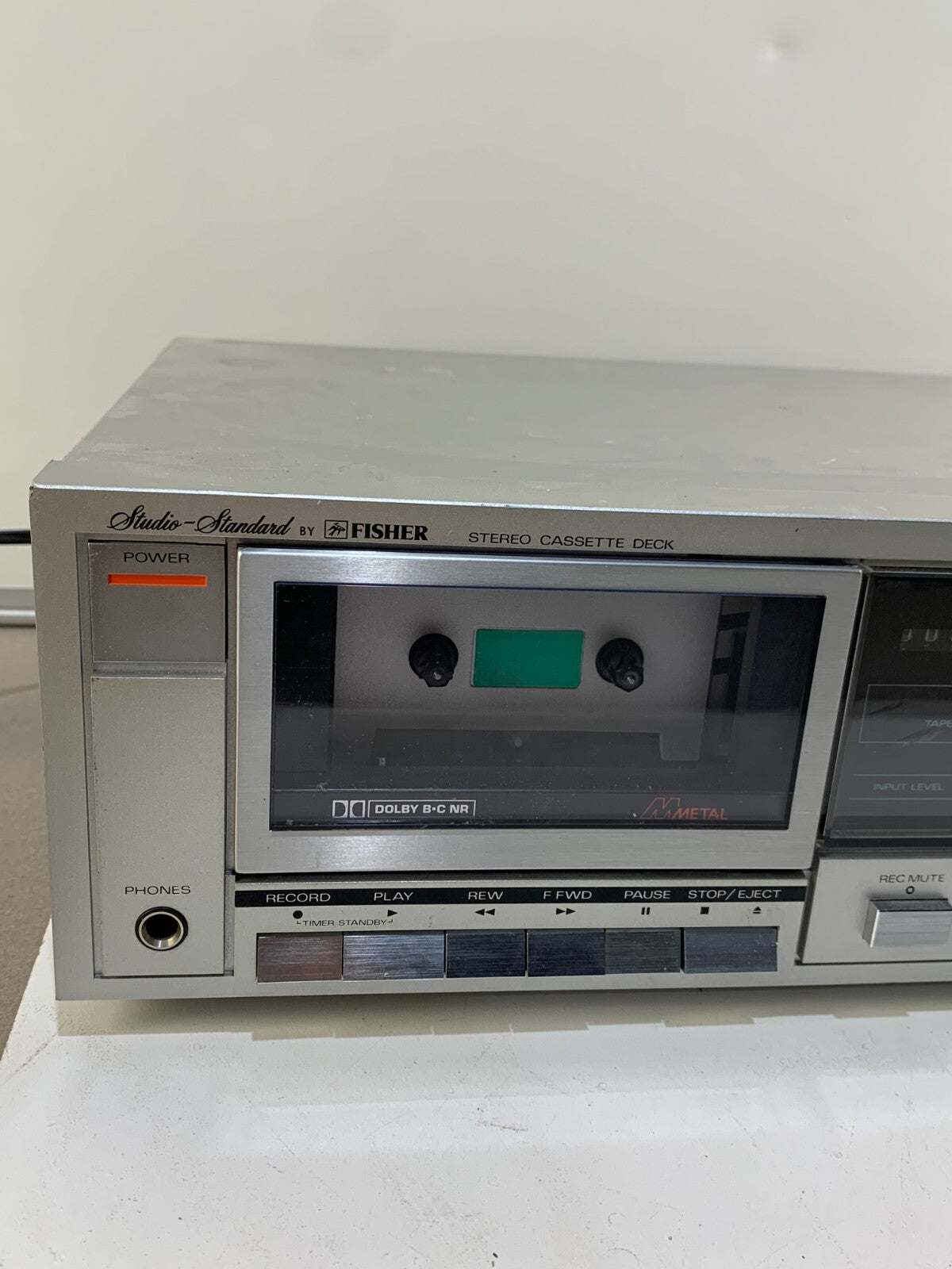 Fisher Studio Standard CR-127 Cassette Tape Deck Player, Japan.