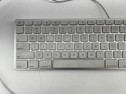 Apple A1243 - Wired Mac QWERTY - USB Keyboard - FOR PARTS OR REPAIR