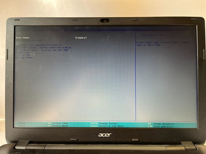 Acer P256 i5 4210U 1.70GHz 4GB RAM 500GB HDD NO OS Bad Keyboard