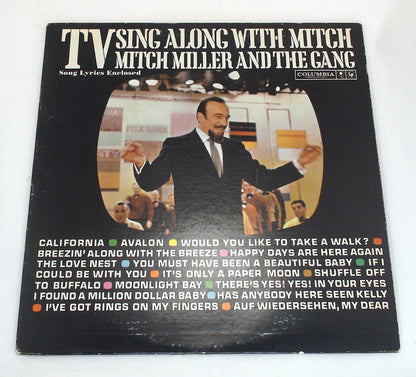 Musical Nostalgia: Mitch Miller's TV Sing-Along on Vinyl LP Record