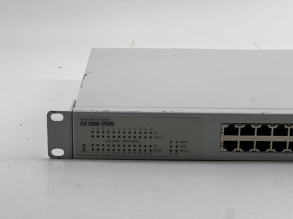 GOOD Symbol 24-PortEthernetSwitch ES-3000-PWR-10-WW Enterprise 10/100 Base-T PoE