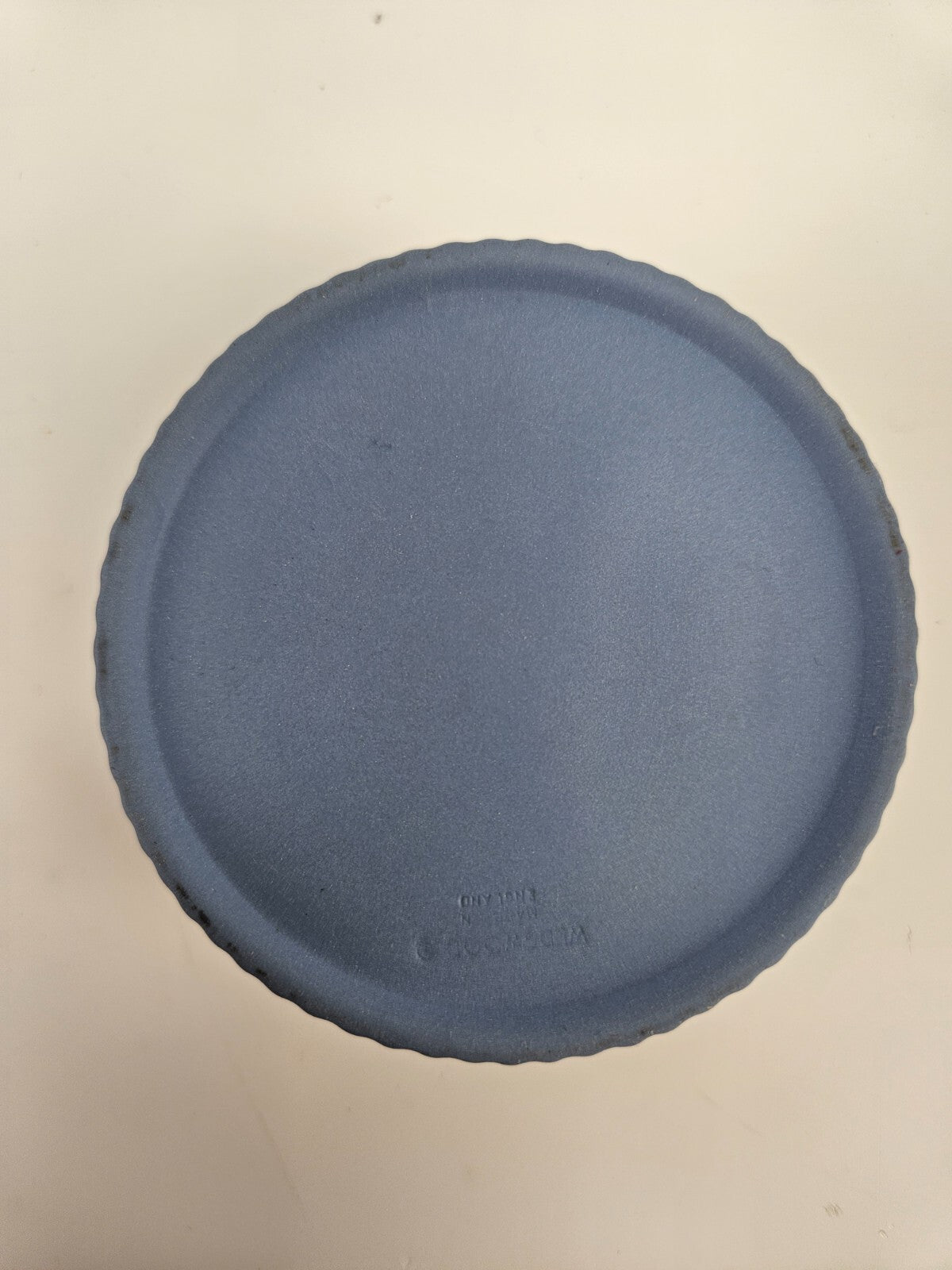 Vintage  Wedgwood Jasperware Round Trinket Ring Box Lid Wedgewood England