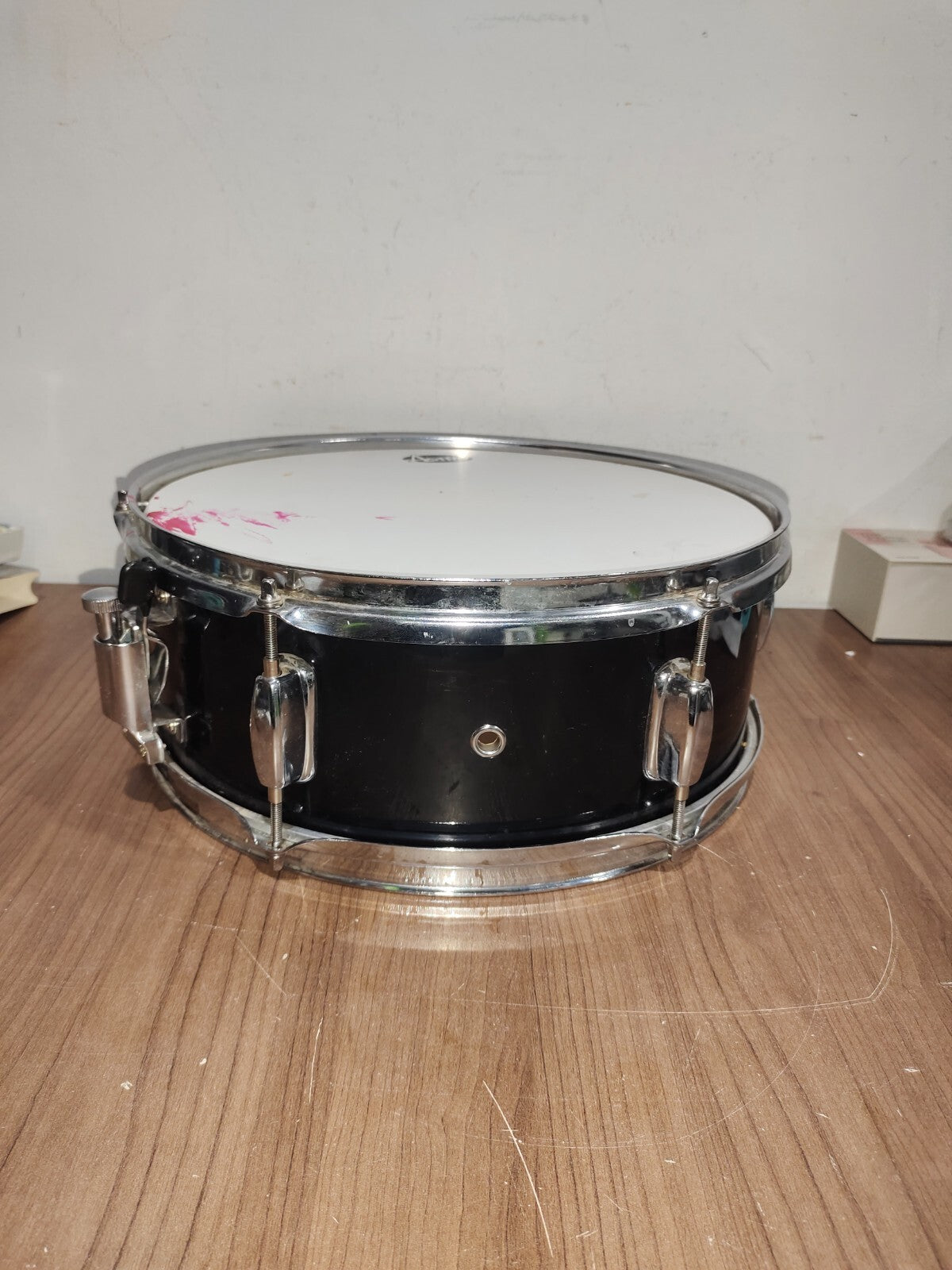 Astro Drums Musical Instrument - 14 x 4 inches Black Drum