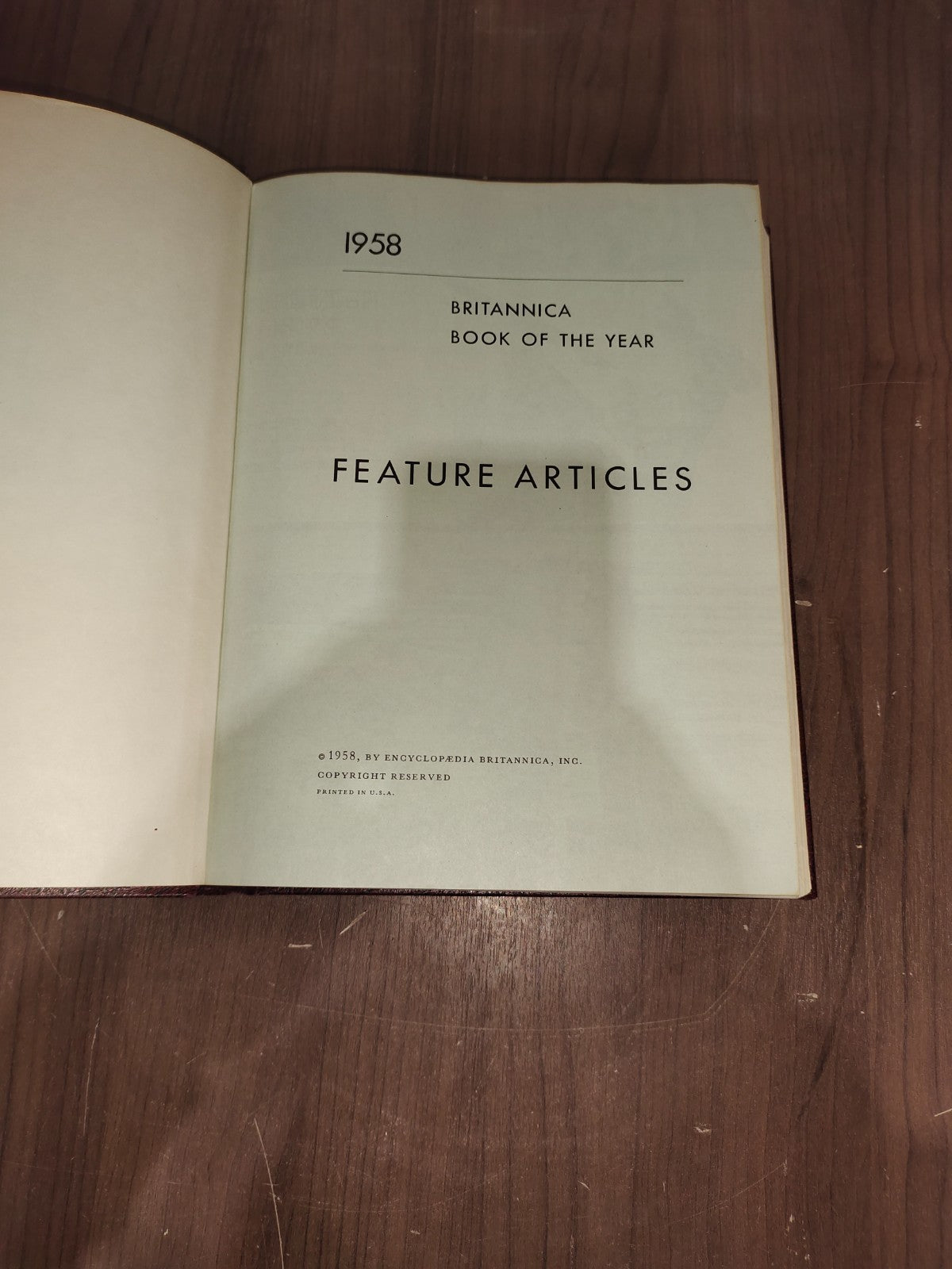 Encyclopedia Britannica Book Year - Set of 3 (1958-1959-1960)