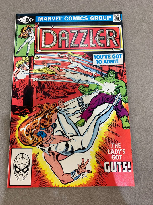 Dazzler #7 The Hulk,  VF/NM Marvel Comics