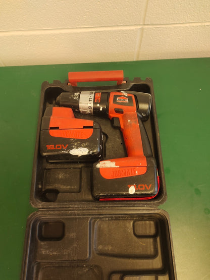 Job Mate 18V NiCad Cordless Drill - Charging Cord not included