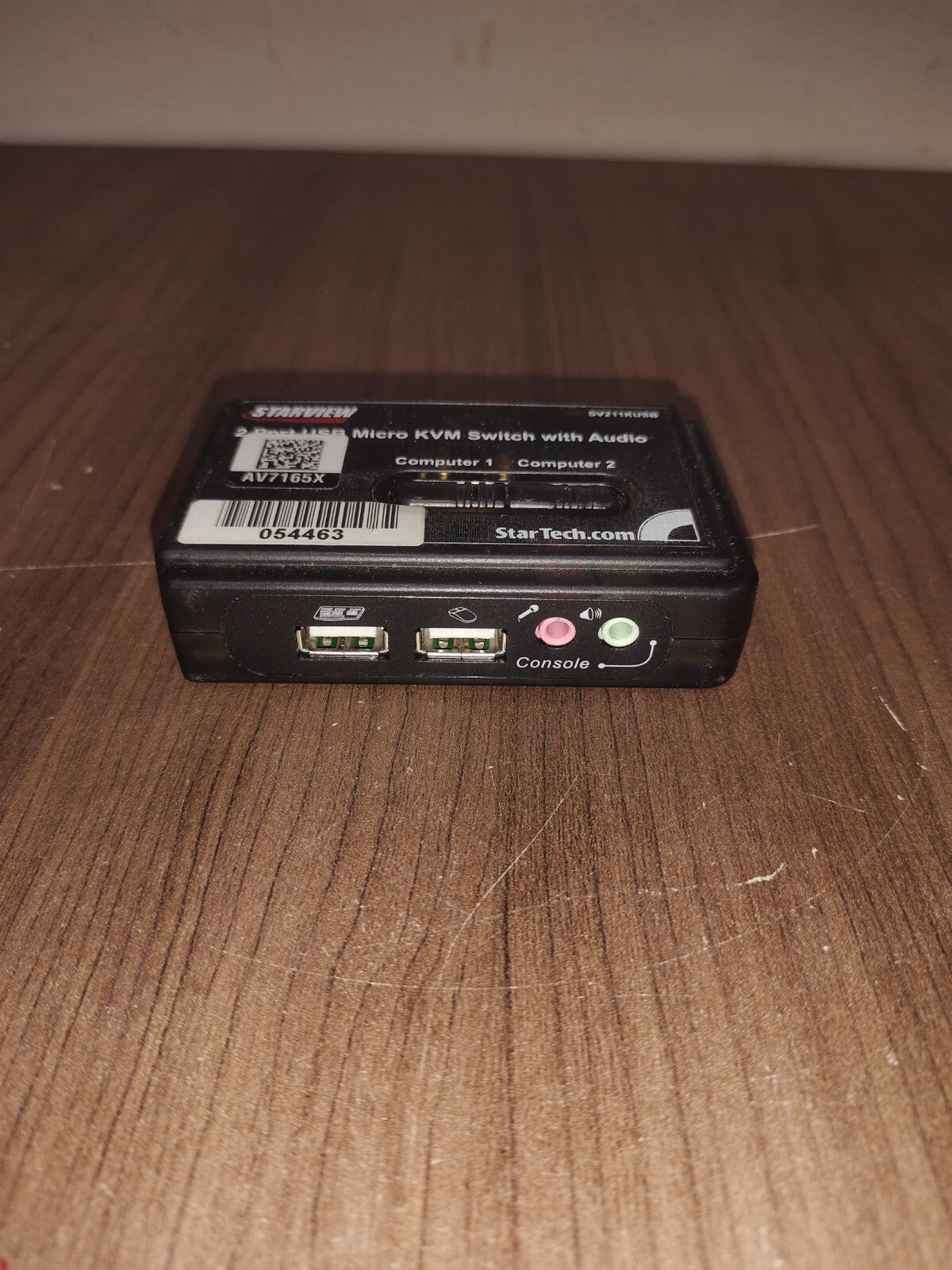StarTech.com SV211KUSB 2 Port Black USB KVM Switch Kit - 2