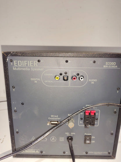 Edifier USA S330D 2.1 Desktop Speaker System - Multimedia Speaker Only