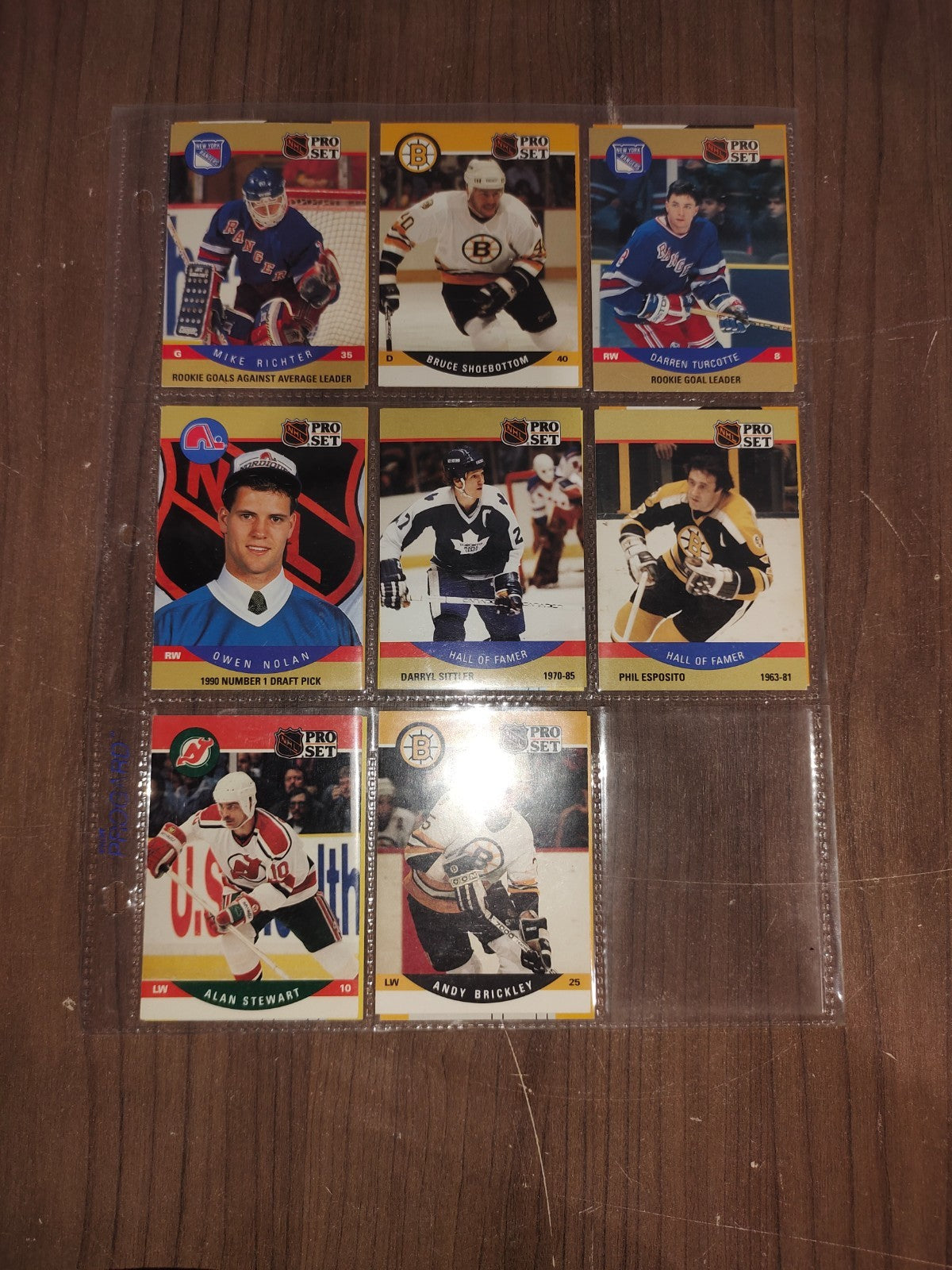 Rare Collectible NHL - Assorted Cards (Set - 5) PRO-SET - Set of 16 Cards