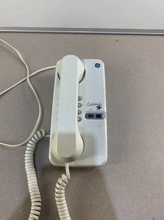 GE Contemporary 29170A Telephone Landline Corded Desktop or Wall Mount Phone