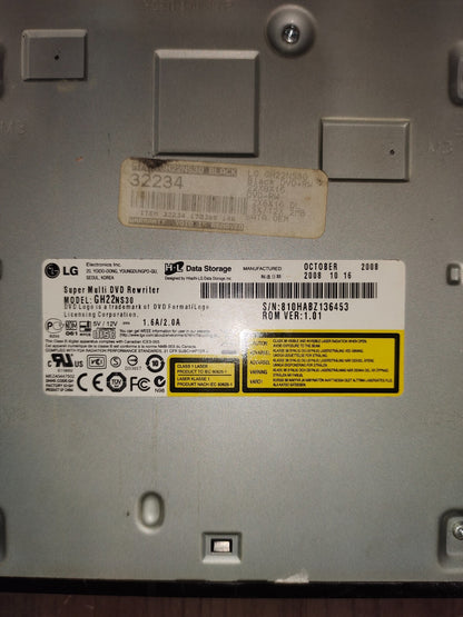 LG GH22NS30 DVD RW Rewriter Burner SATA Black