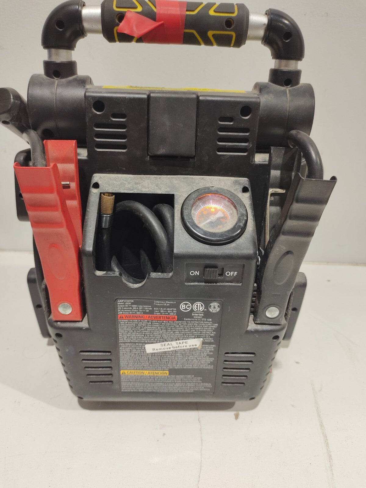 Jump Starter Air Compressor Power Bank Emergency Portable Car Battery Booster