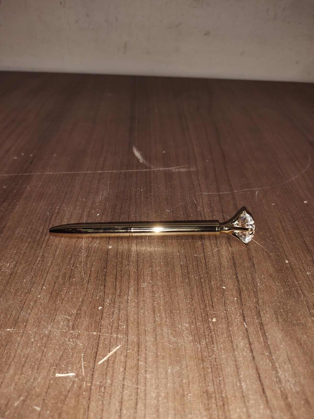 Diamond Pen - 24k Gold Plated - Ball Pen