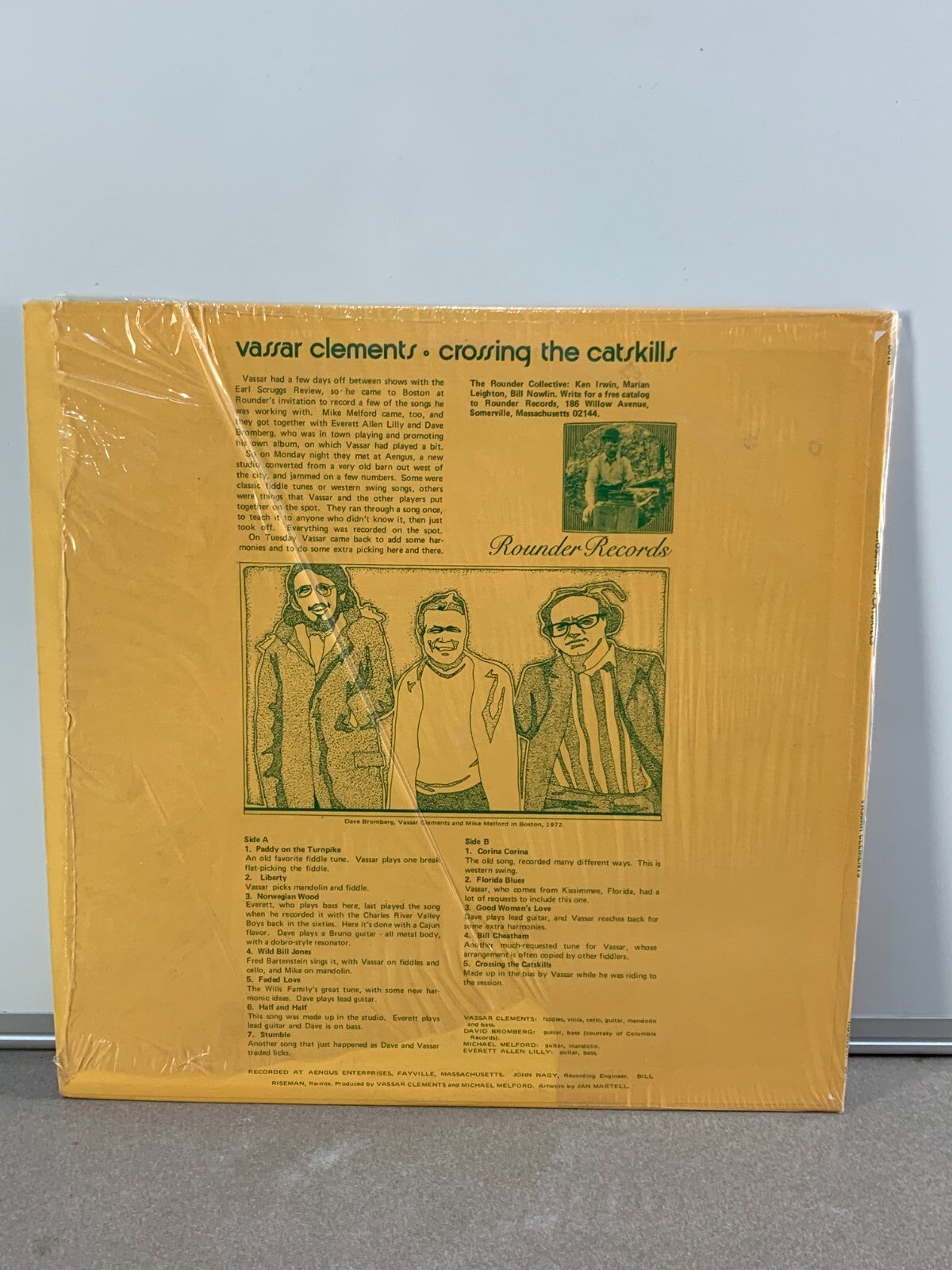 Vassar Clements - Crossing The Catskills (LP, Vinyl) Shrink Wrapped