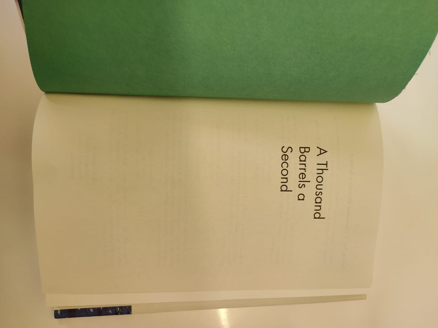 A THOUSAND BARRELS A SECOND: THE COMING OIL BREAK POINT By Peter Tertzakian