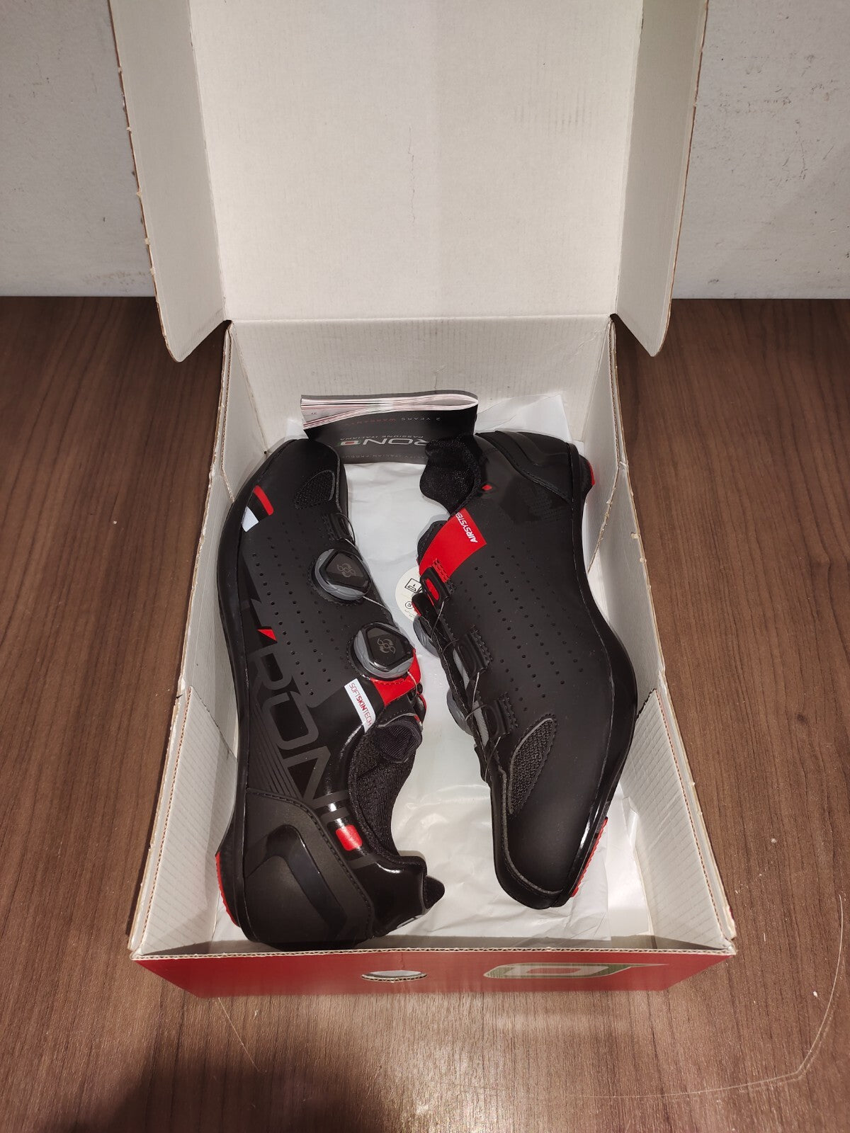 Crono CR-2-17 Nylon Cycling Shoes - Nero Black - Size - 41 (EUR)