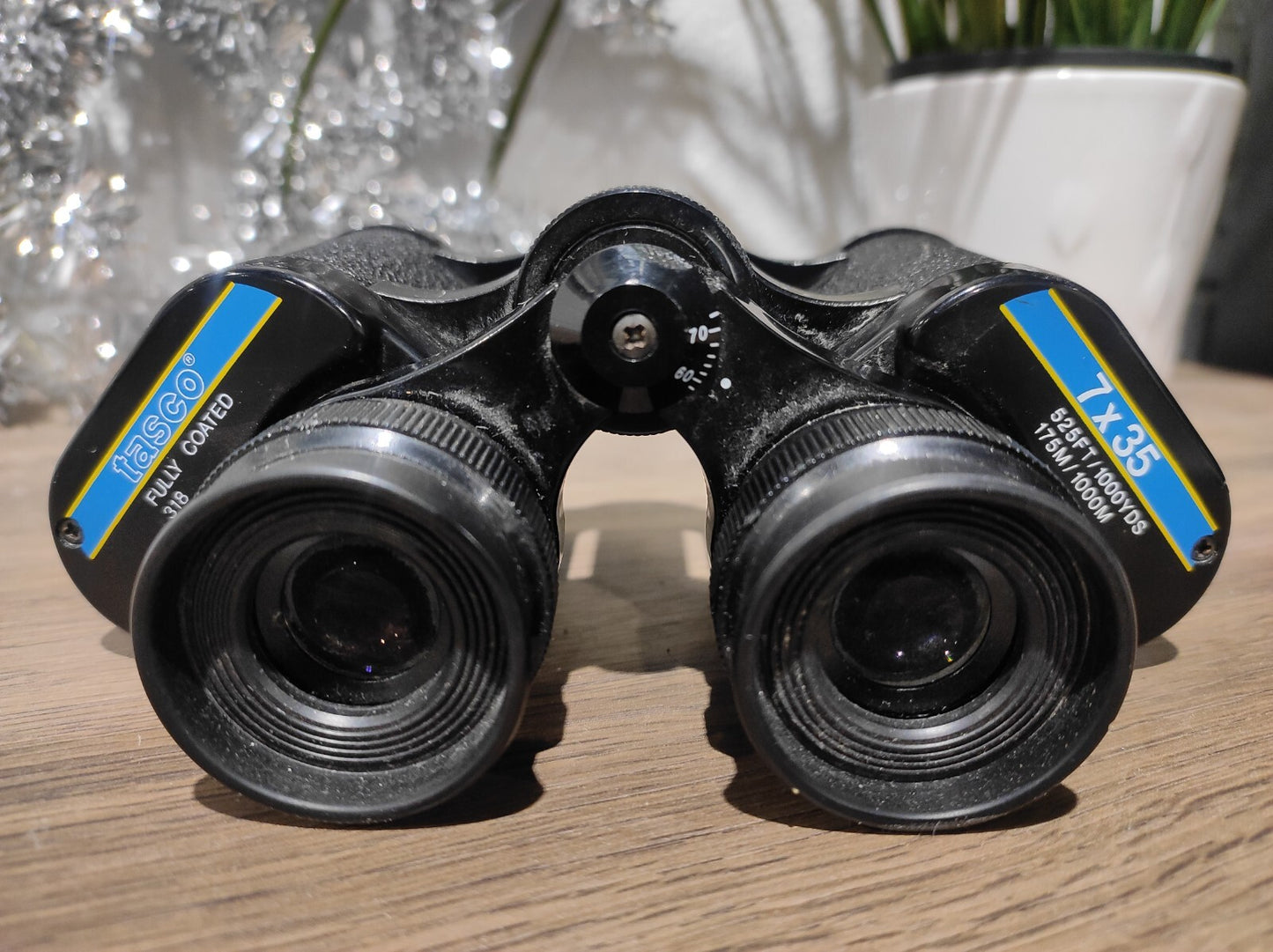 Vintage Tasco 304 Fully Coated 7x35 346 Ft/1000 Yards 115m/1000m Binoculars