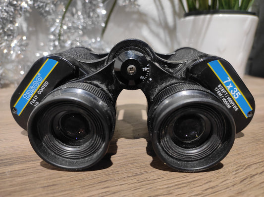 Vintage Tasco 304 Fully Coated 7x35 346 Ft/1000 Yards 115m/1000m Binoculars