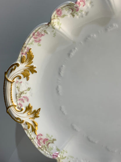 French Vintage Large Serving Platter, CH Field Haviland Limoges, GDA France