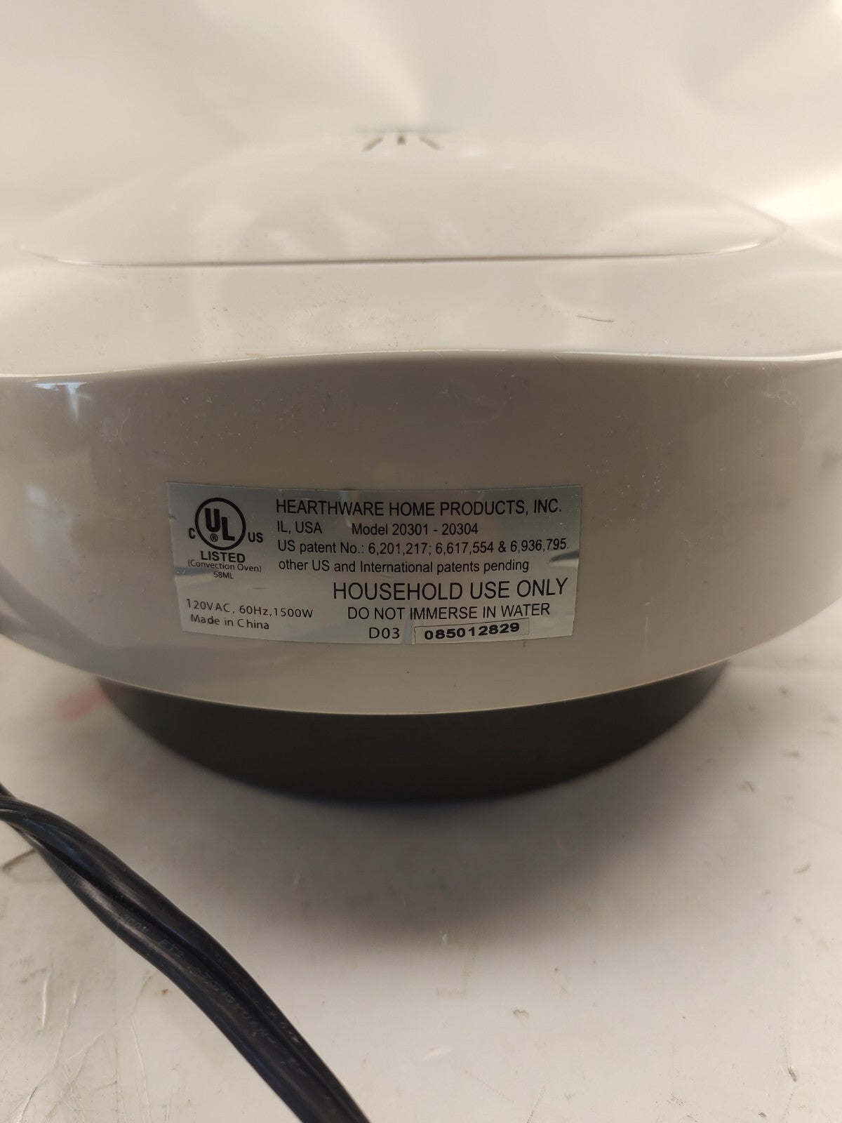 Hearthware Infrared Oven Model - 203010-20304