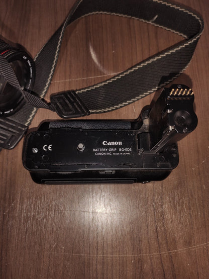 Canon EOS D60 Digital SLR Camera Black Body With Battery Grip BG-ED3