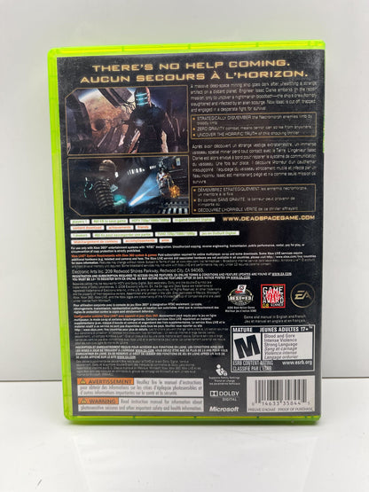 Dead Space (2008) Xbox 360 Complete In Box CIB
