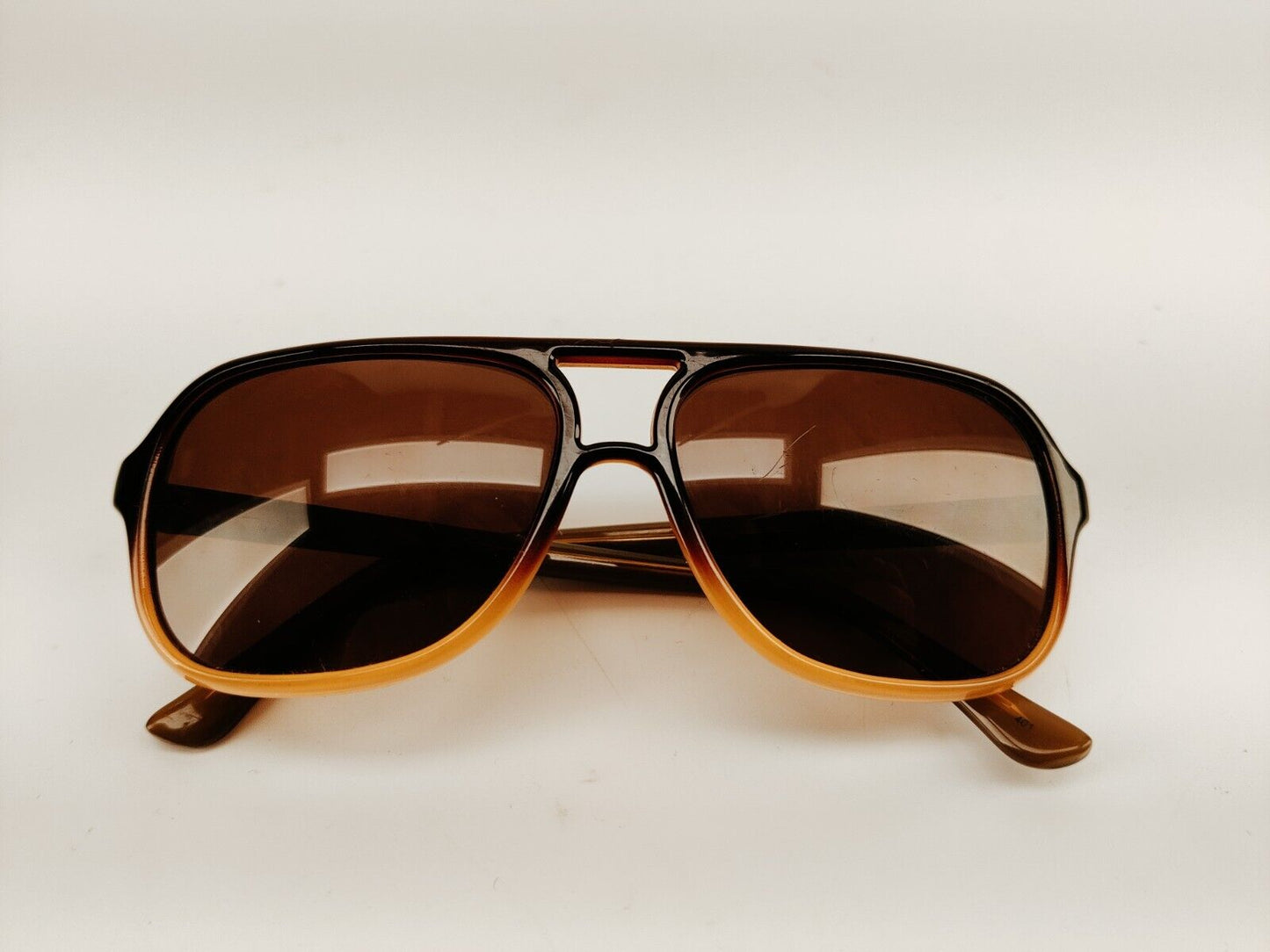 Calvin Klein Brown Gradient Aviator Sunglasses